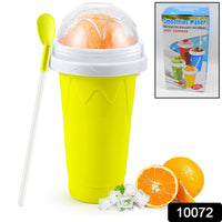 Smoothies Maker Cup Magic Quick Frozen Smoothies Cup Cooling Cup Double Layer Squeeze Cup Slushy Maker (1 Pc) - LootFaat