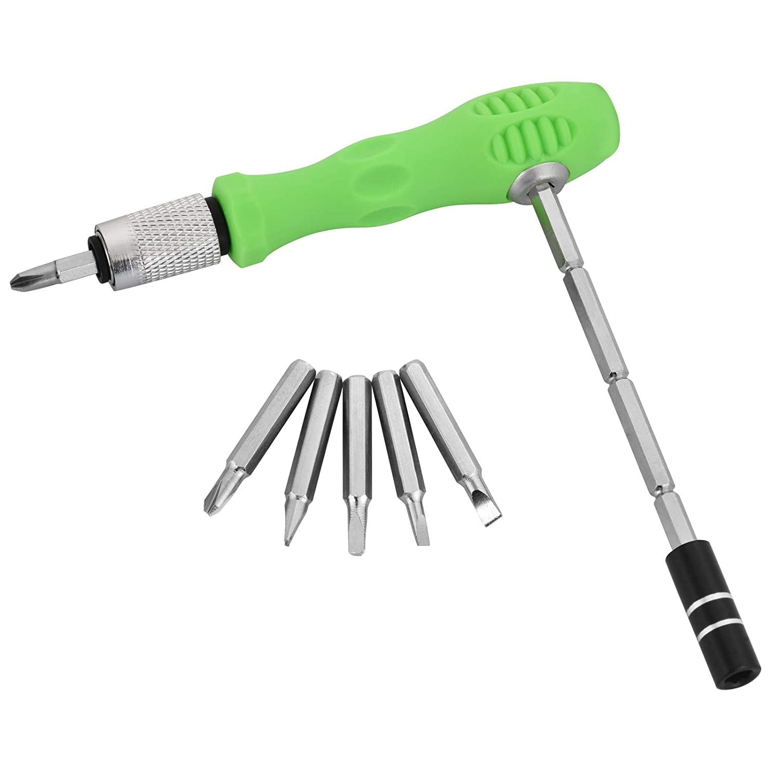 32 In 1 Mini Screwdriver Bits Set With Magnetic Flexible Extension Rod - LootFaat