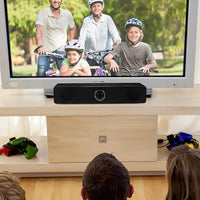 USB Powered Computer Speaker - Wired Soundbar for PC, Laptop - Plug & Play