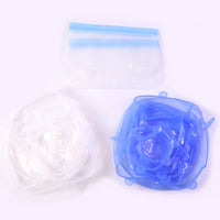 12 Peace Reusable Stretch Lids Set With 2 Storage Pouches  Flexible Food Cover Lids Home & Kitchen detail view 3