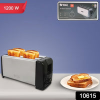Orbit 1200W Stainless Steel Pop-Up Toaster