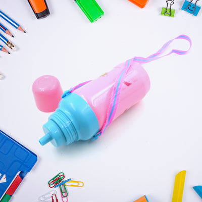 0398 Plastic Sports Insulated Water Bottle With Dori  Straw Easy To Carry High Quality Water Bottle Bpa-free  Leak-proof For Kids School For Fridge Office Sports School Gym Yoga (1 Pc 500ml) - second image