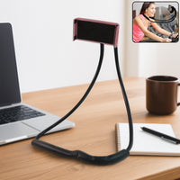 Neck Phone Holder  Desktop Lazy Stand - (1 Pc)