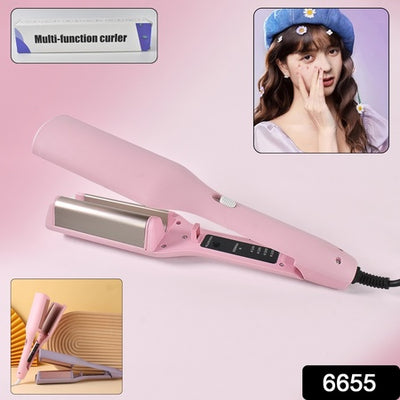 S-Wave Curling Iron - Adjustable Temperature Hair Waver