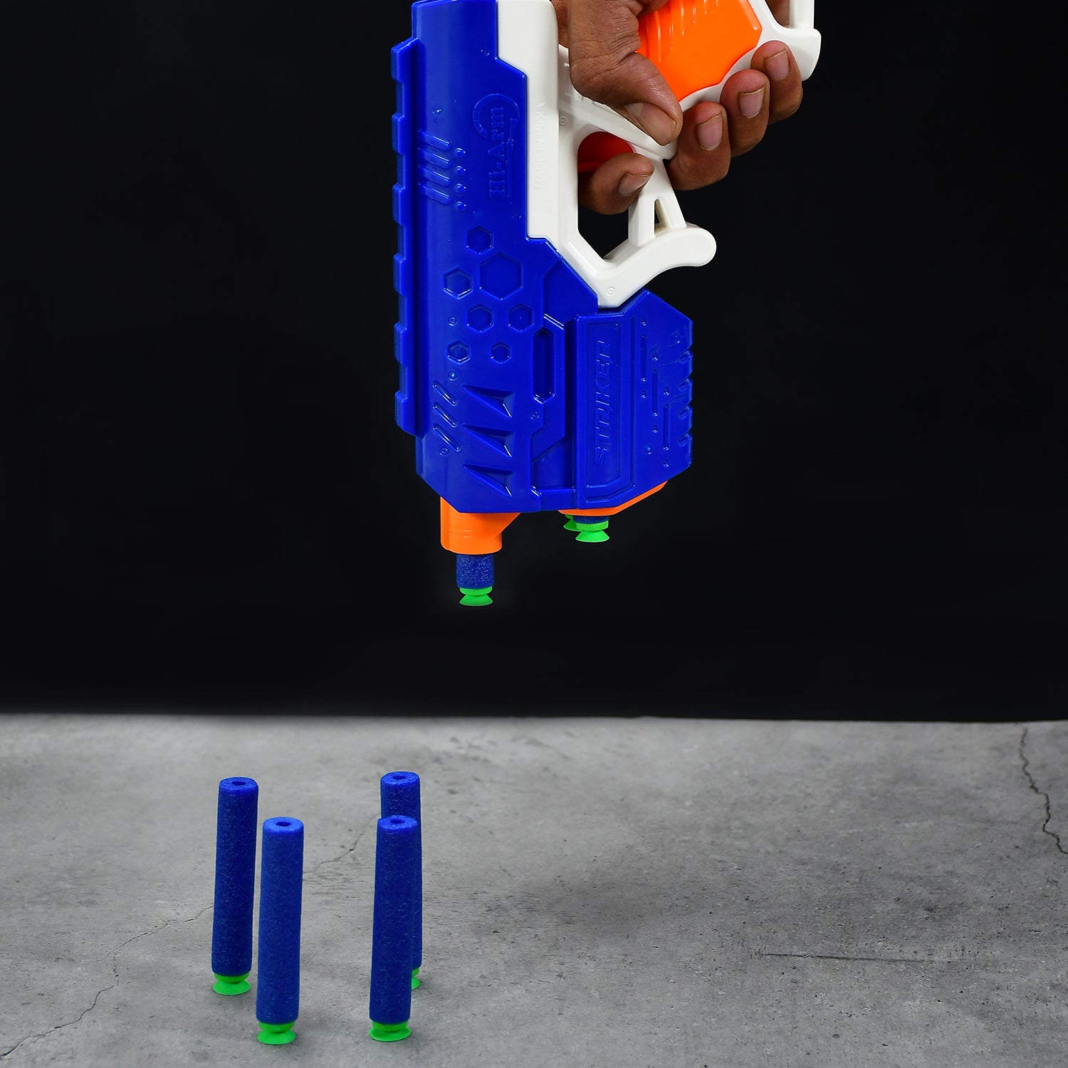 Hi-arm Gun With 10xfoam Suction Bullet Made With Abs Plastic Solid Build Target Shooting - LootFaat