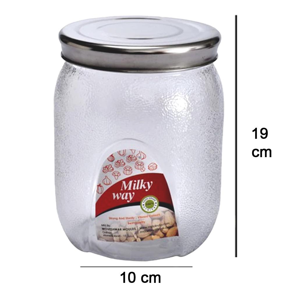 Mason Jar With Airtight Lids (2000 Ml) - LootFaat