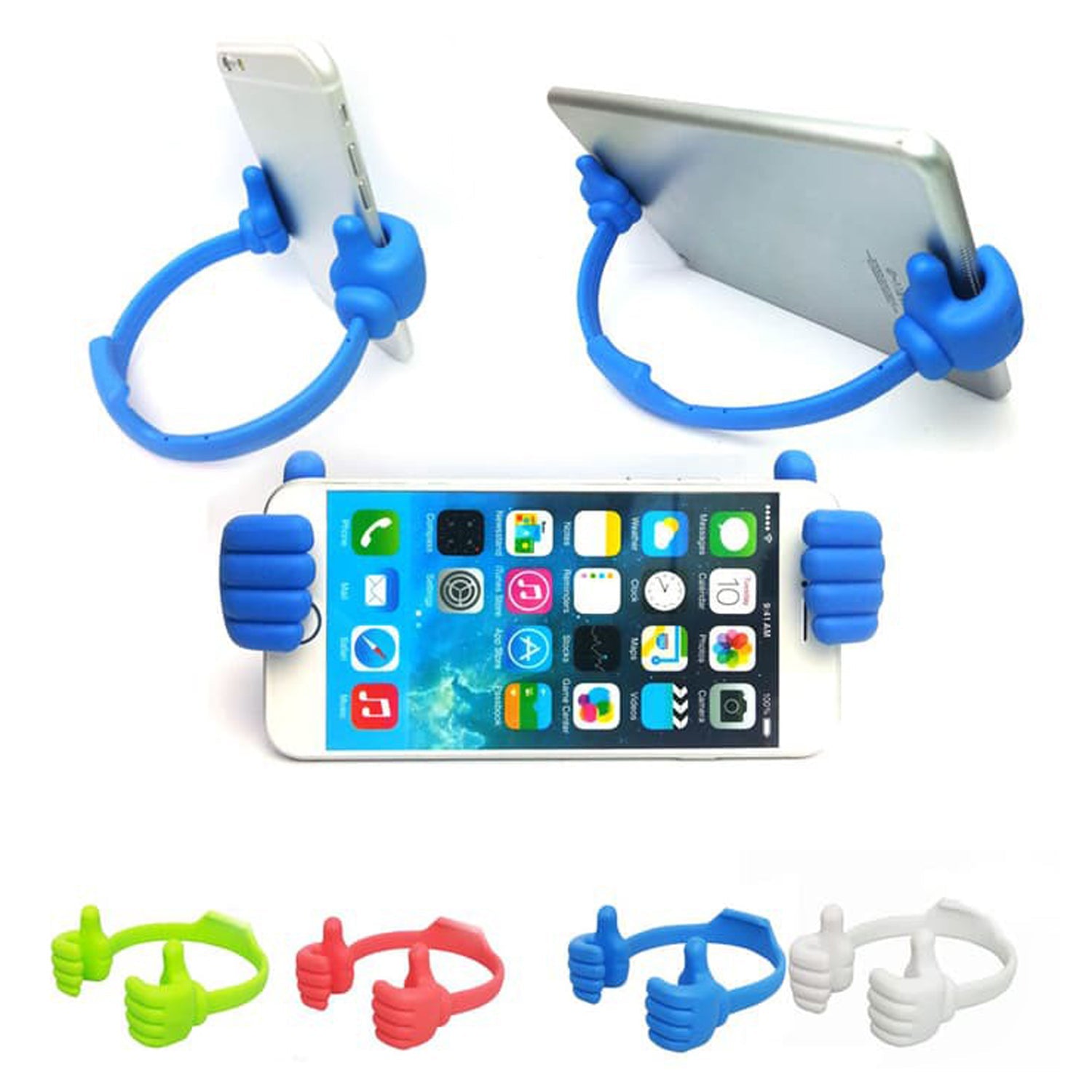 4 Pc Hand Shape Mobile Stand Used In All Kinds Of Places Including Household And Offices As A Mobile Supporting Stand. - LootFaat