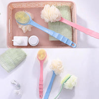 2in1 Bath Brush With Long Handle - LootFaat