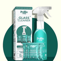 Pollic Kadam Concentrated Glass  Mirror Cleaner Refill Kit With Reusable Spray Bottle