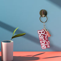 Compact Text Keychain with Glitter Home - Premium Quality - Best Quality & Value