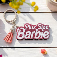 Compact Text Keychain with Glitter Home - Premium Quality - Best Quality & Value