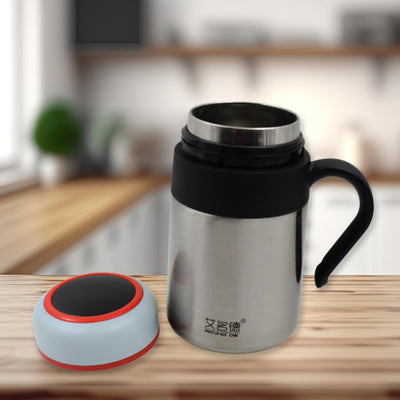 Stainless Steel Mug  Bottle Vacuum Insulated Cup With Handle  Small Cup (420 Ml) - second image