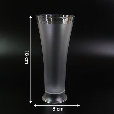 Supermom Plastic Faluda Matt Glass Set (300ml  6 Pc) - second image