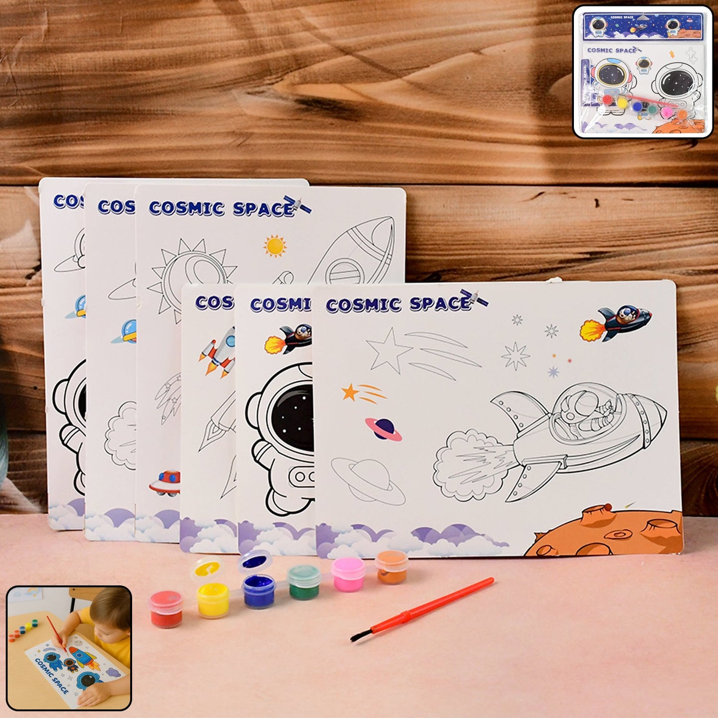 Premium Cosmic Space Theme Kids Office - Premium Quality - Best Quality & Value