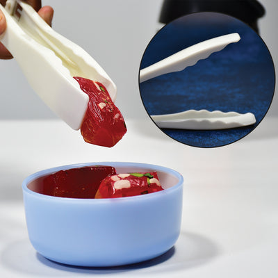 Plastic Handle Tong Bread Clamps Kitchen Tongs Cooking Tongs. - second image