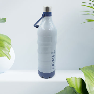 Plastic Sports Insulated Water Bottle With Handle Easy To Carry High Quality Water Bottle Bpa-free  Leak-proof For Kids School For Fridge Office Sports School Gym Yoga (1 Pc 1500ml 2200ml) - second image