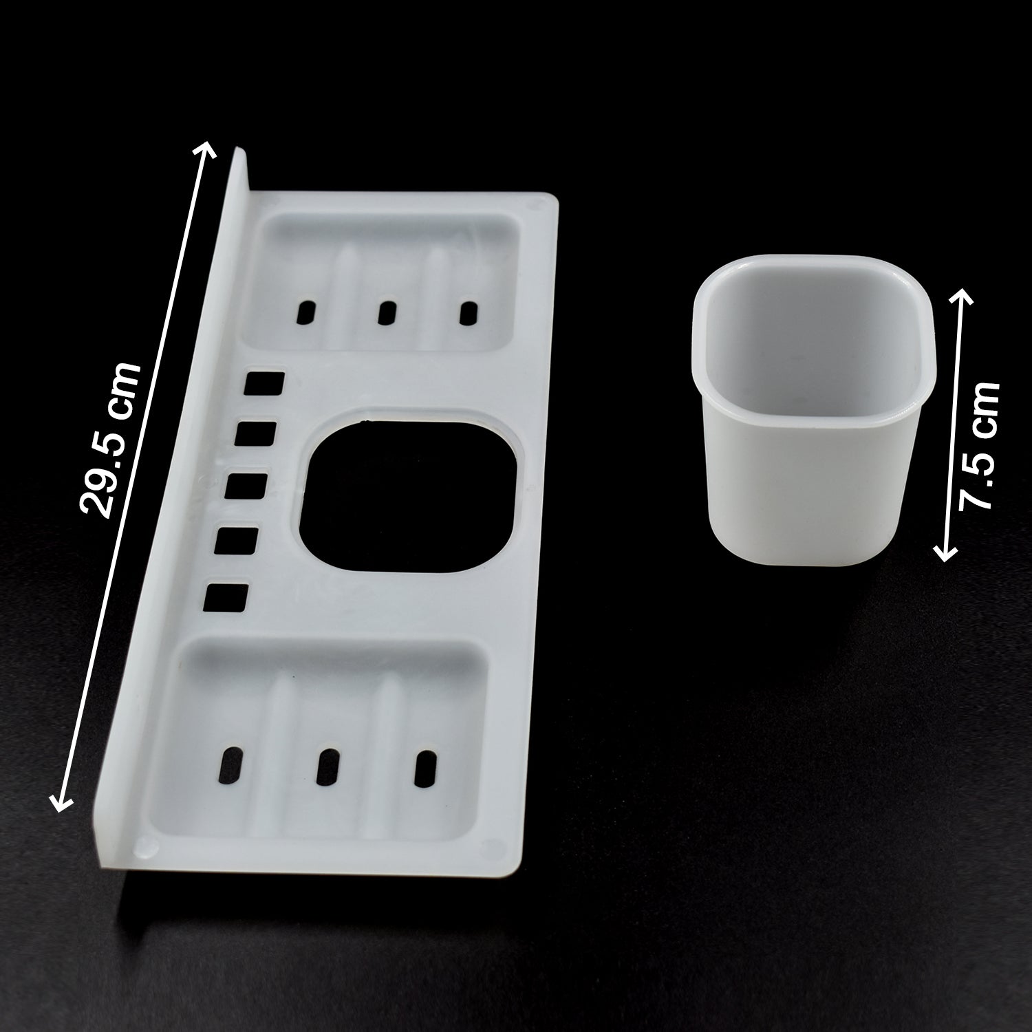 4 In 1 Plastic Soap Dish And Plastic Soap Dish Tray Used In Bathroom And Kitchen Purposes. - LootFaat