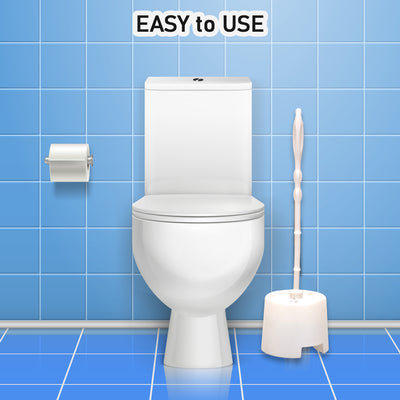 Toilet Cleaning Brush With Potted Holder - second image