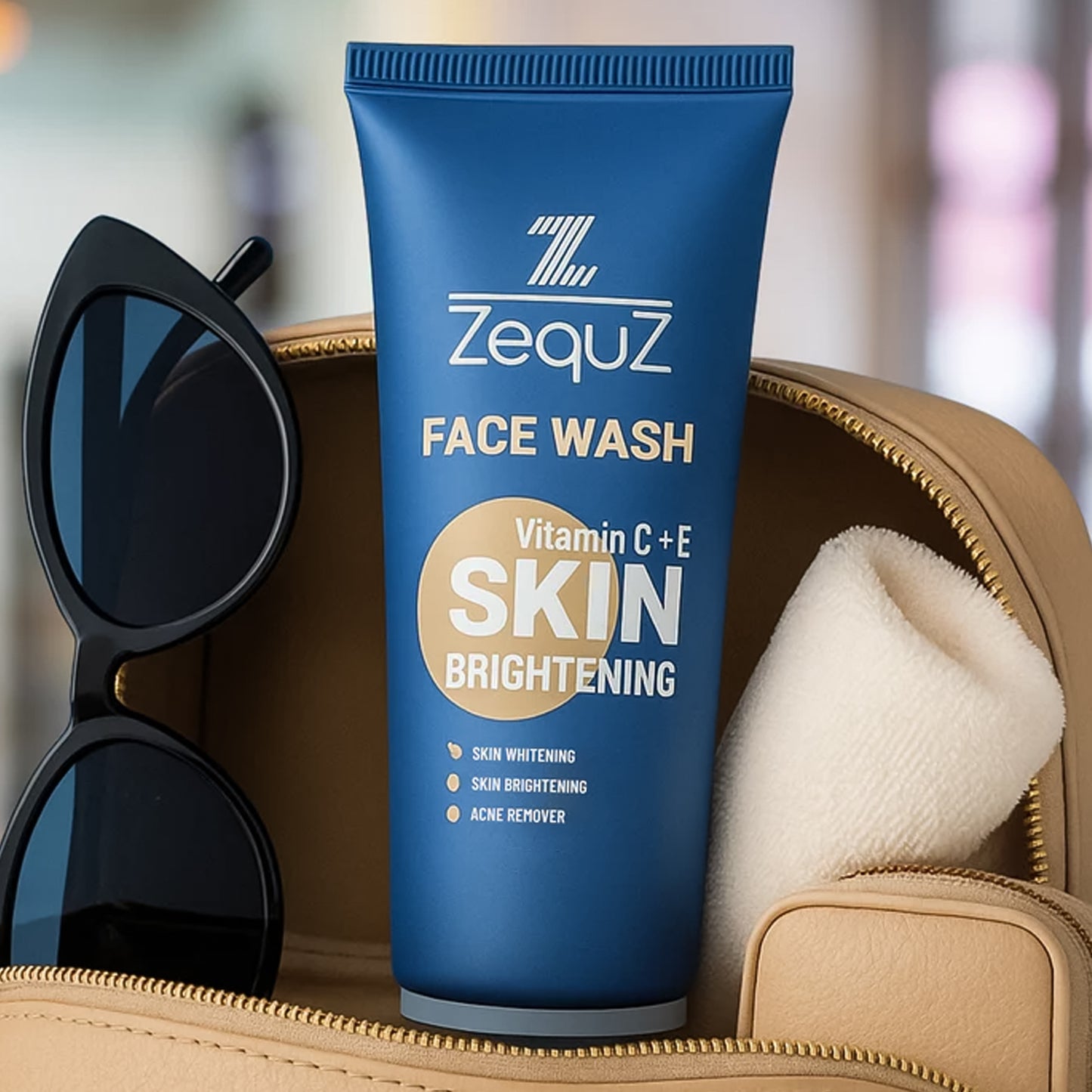 Zequz Vitamin C + E Brightening Face Wash - (200 Ml)