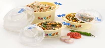 Close up of 2162 Hot N Fresh Insulated Plastic Casserole Gift Set (3 Pieces) -... features and build quality