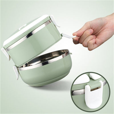 Multi Layer Stainless Steel Hot Lunch Box (2 Layer) - second image