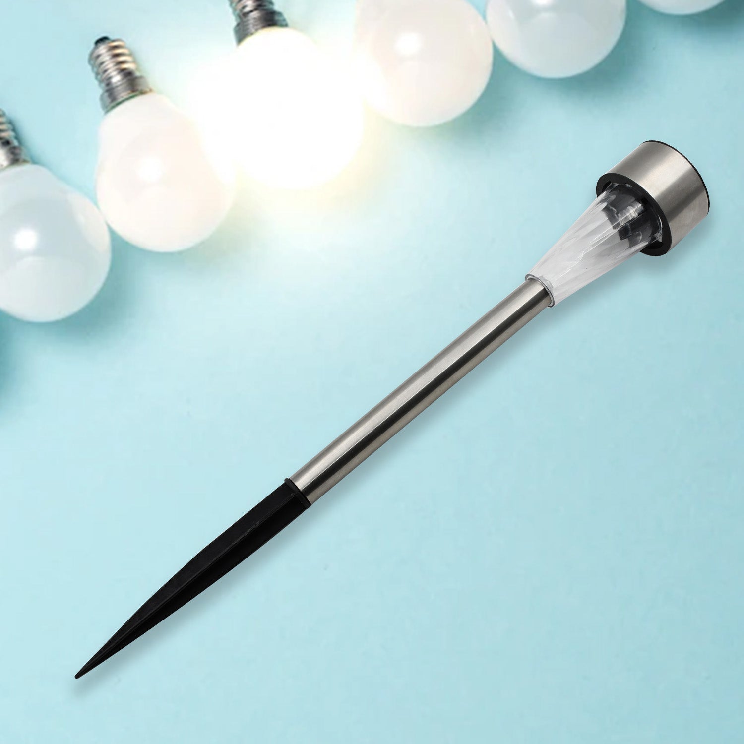 Solar Panel Led Spike Spot Light Landscape Garden Yard Path Lawn Outdors Solar Lamps (Moq - 24) - LootFaat