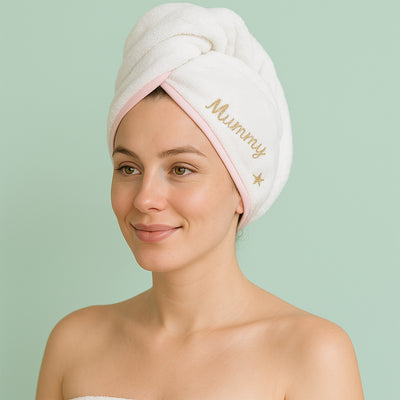 Luxury Microfiber Hair Towel Wrap - Quick Drying Turban - second image