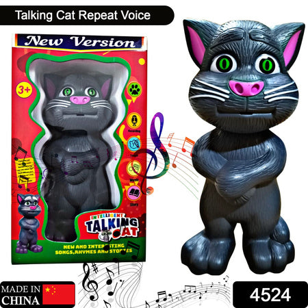 Talking Mimicry Touching Tom Cat Intelligent Interactive Toy With Wonderful Voice For Kids Children Playing And Home Decorate. - LootFaat
