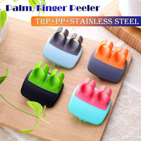 Hand Palm Peeler Fruit Hand Vegetable Peeler Potato With Rubber Finger Grip Kitchen Cooking Tool Cucumber - LootFaat