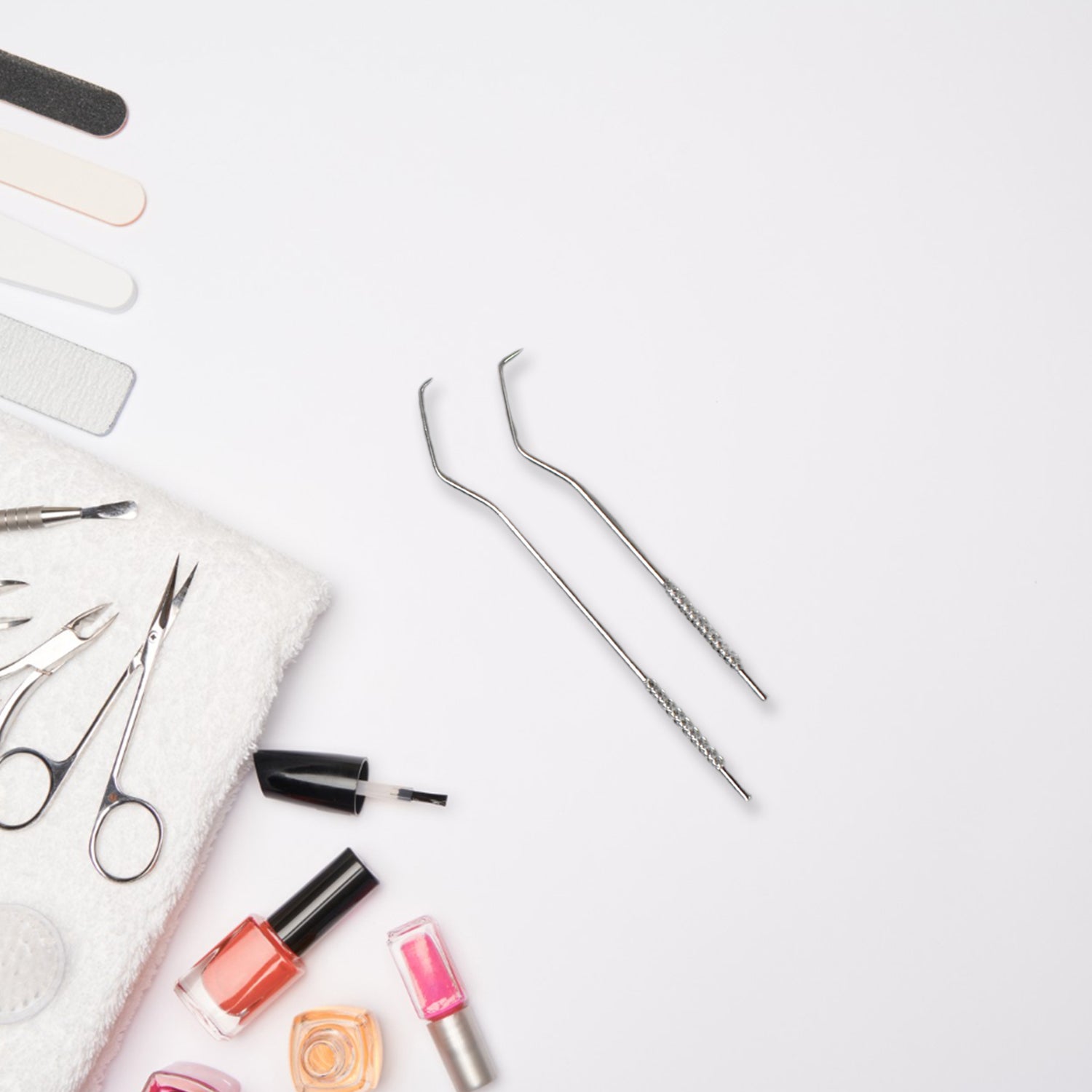 7 In 1 Stainless Steel Toothpick Flossier Set (1 Set  With Case) - LootFaat