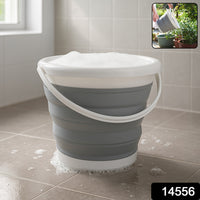 Collapsible Folding Bucket For Cleaning Car Wash Gardening  Travel (1 Pc  23x16 Cm)