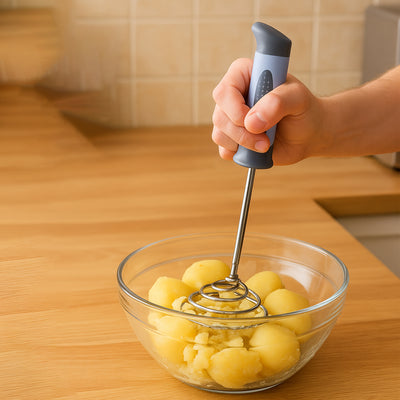 Supermom Heavy Duty Stainless Steel Spring Potato Masher - second image