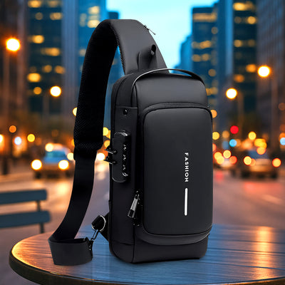 Trendy Anti-theft Crossbody Sling Bag With Usb Charging Port (1 Pc) - second image