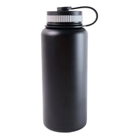 1L Black Stainless Steel Vacuum Insulated Water Bottle - Hot & Cold