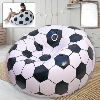 Inflatable Cartoon Sofa Chair - Foldable, Portable, for Kids & Adults (110cm x 80cm) - second image