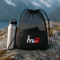 Mesh Drawstring Gym Sack  Breathable Sports Backpack (1 Pc)