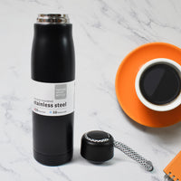 LED Temperature Display Water Bottle - 550ml, Stainless Steel