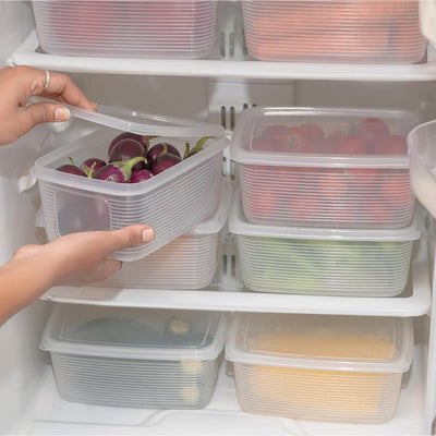 6 Pcs Multipurpose Plastic Food Storage Container Set - second image