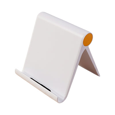 Plastic Foldable Desktop Mobile Stand (1 Pc  White)