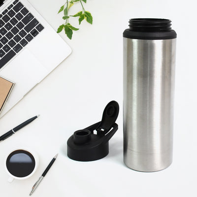 Steel Water Bottle  Sipper Bottle  Fridge Water Bottle Set Of 1 (600 Ml Approx) - second image