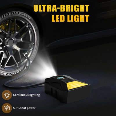 Mini Digital Portable Car Tyre Air Compressor - (1 Pc) - second image