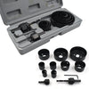 11-Piece Hole Saw Kit - 19-64mm Metal/Wood Cutting Set