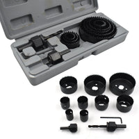12 Pcs 19-64mm Hole Saw Kit - LootFaat