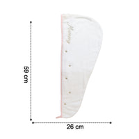 Luxury Microfiber Hair Towel Wrap - Quick Drying Turban
