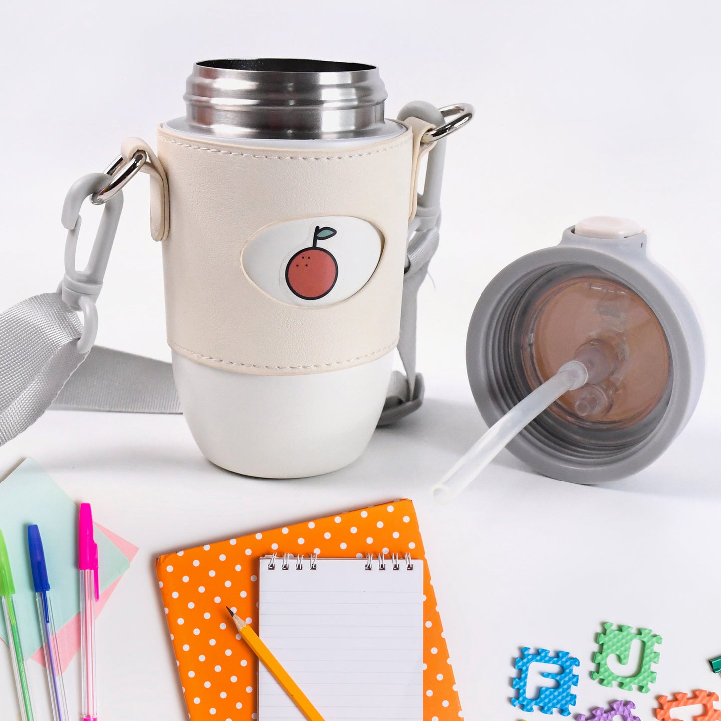 Stainless Steel Coffee Tean Bottle 350ml Insulated Water Bottle - LootFaat