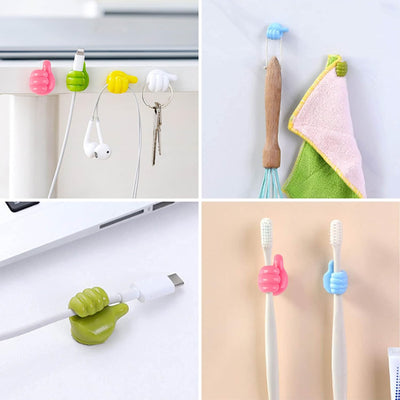 Thumb Cable Clips - 10 Pack, Multi-Functional Cord Organizer - second image