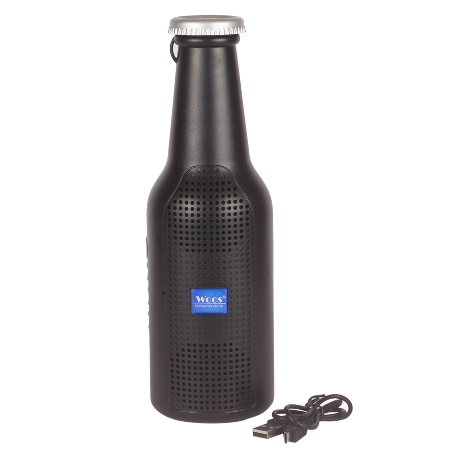 Bottle Shape Bluetooth Speaker And Weatherproof Enhanced Wireless Usb Rechargeable Calling  Fm  Aux  Usb  Sd Card Support Portable Bluetooth Speaker With Rich Deep Bass - LootFaat