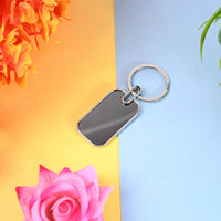 Keyring Metal Keychain Handbag Charm Round Oval Key Rings (1 Pc) - LootFaat