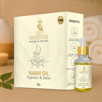 Ved Sanjeevani 30ml Ayurvedic Nabhi Oil For Digestion  Detox (30ml  1 Pc)