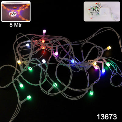 8M Multi-Color LED String Lights - Diwali, Christmas & Home Decor
